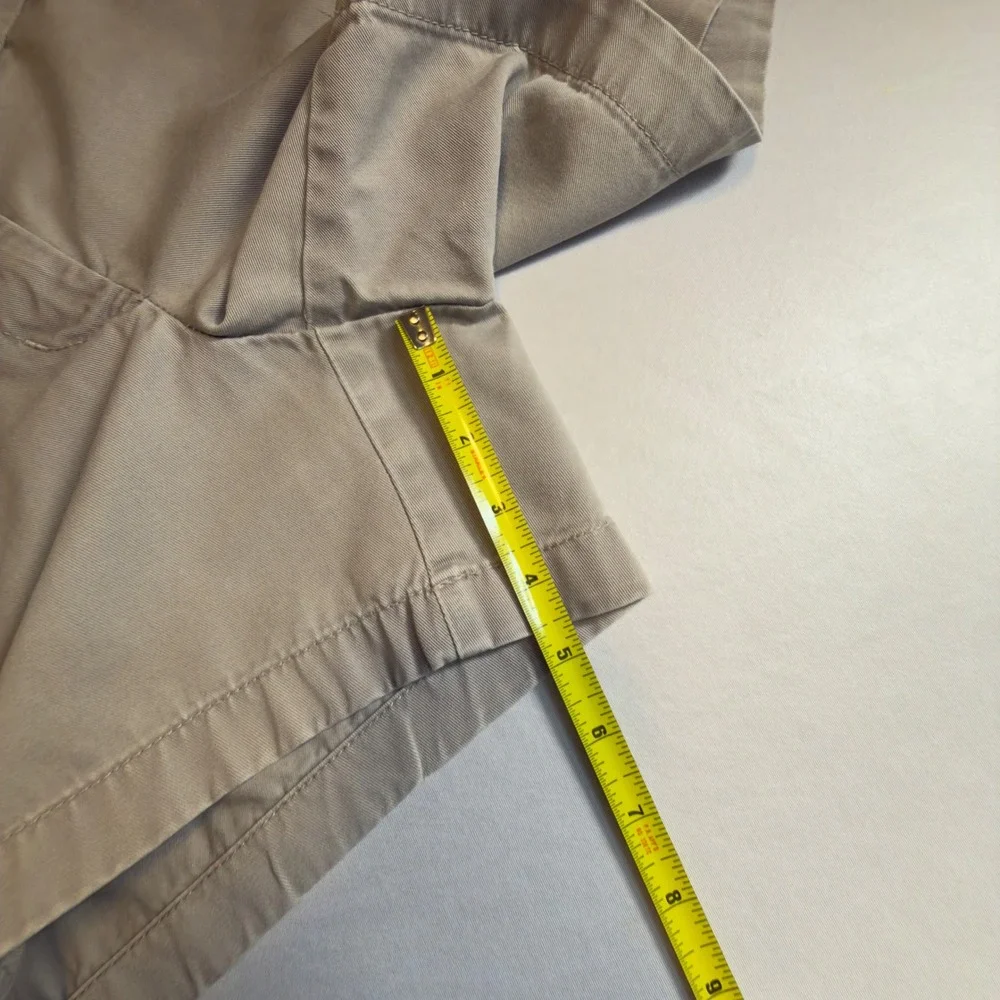 J.Crew Broken-In Chino‎ Shorts Womens 8 Khaki Cotton Mid Rise Casual 4.5